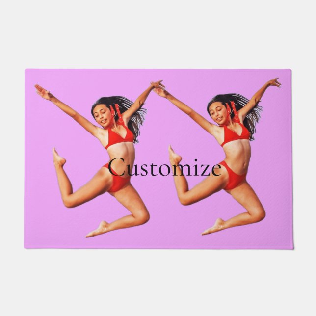 Dancing Bikini Model Thunder_Cove  Doormat (Front)