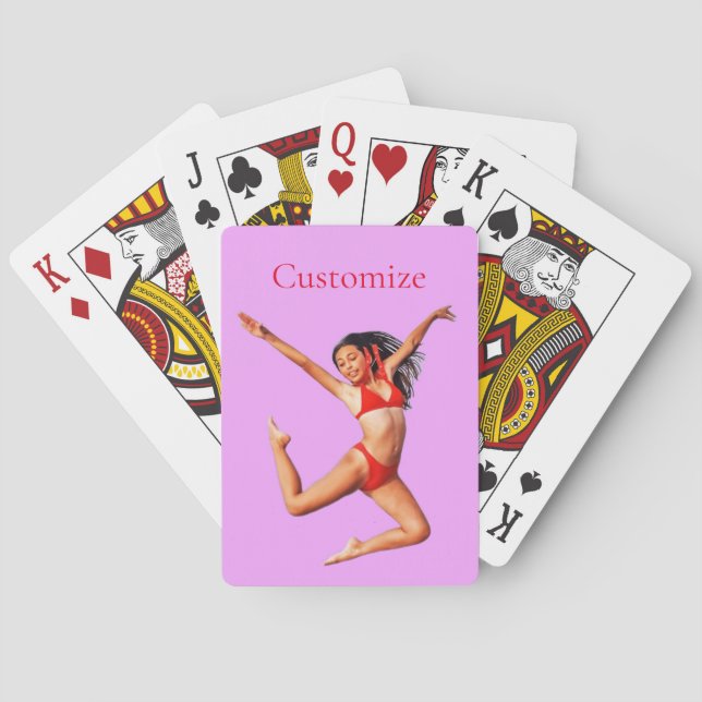 Dancing Bikini Model Thunder_Cove Playing Cards (Back)