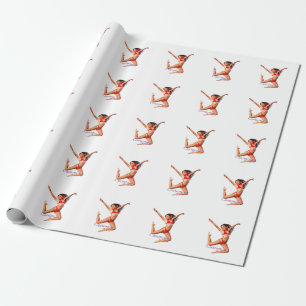 Dancing Bikini Model Thunder_Cove Wrapping Paper