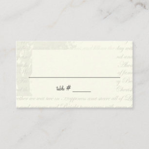 Dancing Blooms Plum Purple Tree Seating Cards