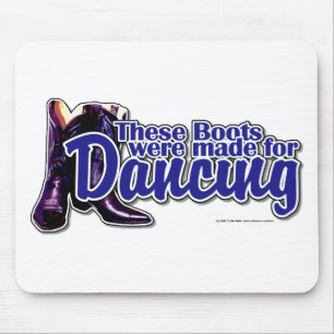 Dancing Boots Mouse Pad