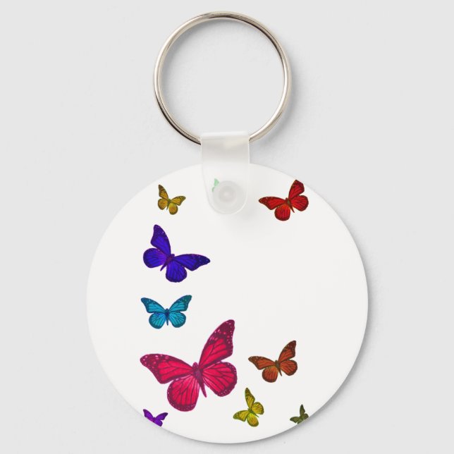 Dancing Butterflies Key Ring (Front)