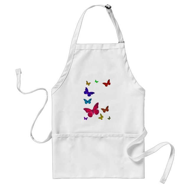 Dancing Butterflies Standard Apron (Front)