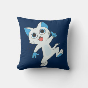 dancing cat pillow
