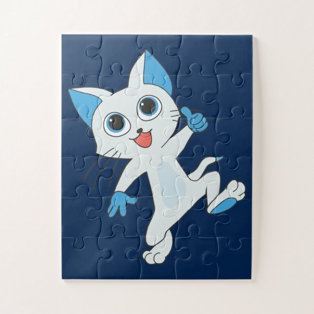 dancing cat puzzle  (Vertical)