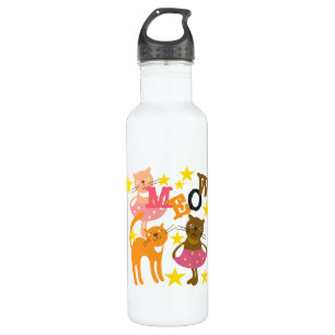 Dancing Cats 710 Ml Water Bottle
