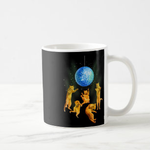 Dancing Cats Disco Ball Kitten Kitty Lover Party A Coffee Mug