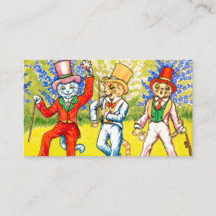 Dancing Cats Enclosure Card