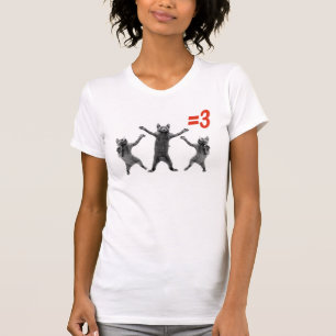 dancing cats equals three nc T-Shirt