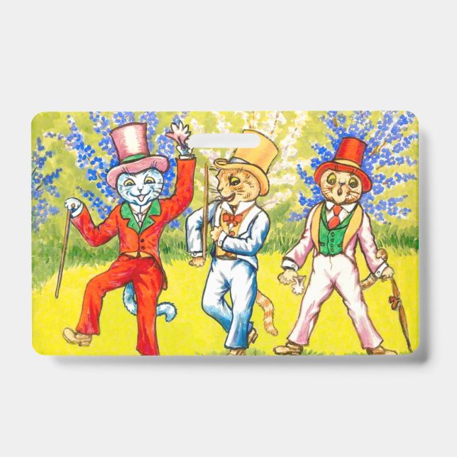 Dancing Cats ID Badge (Front)
