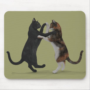 Dancing Cats Mouse Pad