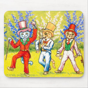 Dancing Cats Mouse Pad