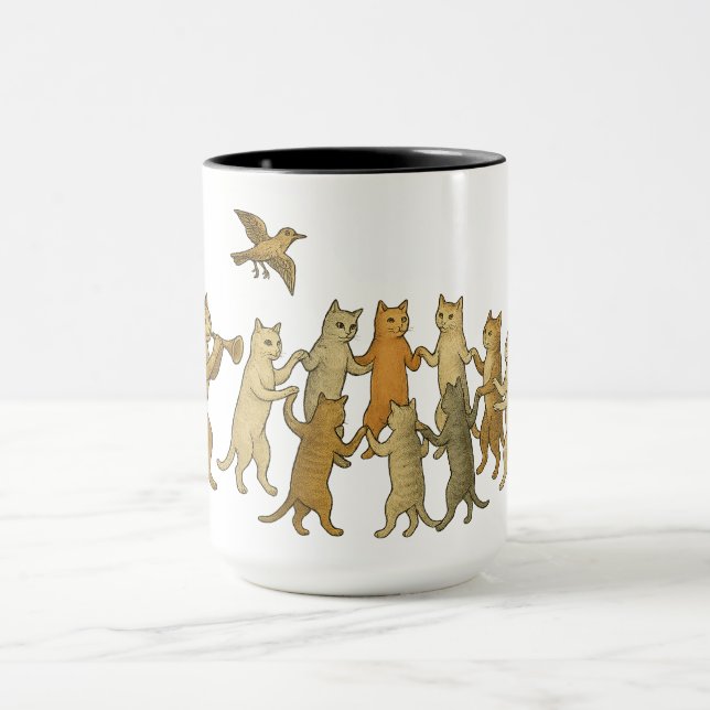 Dancing Cats Mug  (Center)