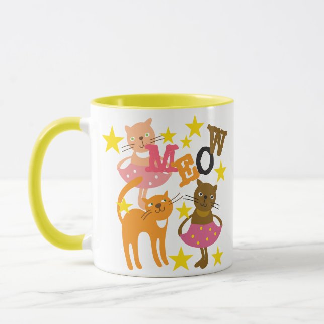 Dancing Cats Mug (Left)