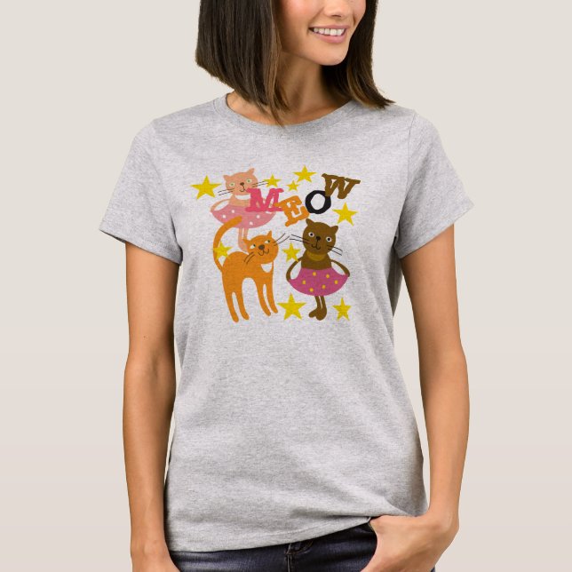 Dancing Cats T-Shirt (Front)