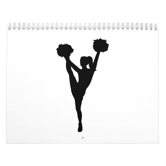 Dancing cheerleader girl calendar (Cover)