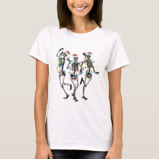 Dancing Christmas Skeleton T Shirt