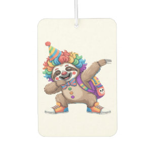 Dancing Clown Dabbing Spooky Halloween sloth Overs Car Air Freshener