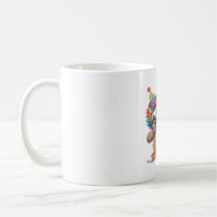 Dancing Clown Dabbing Spooky Halloween sloth Overs Coffee Mug