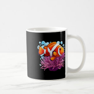 Dancing Clownfish In The Sea Anemone  Coffee Mug