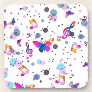 Dancing Colourful Music Coaster