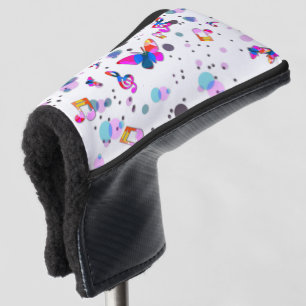 Dancing Colourful Music Golf Head Cover