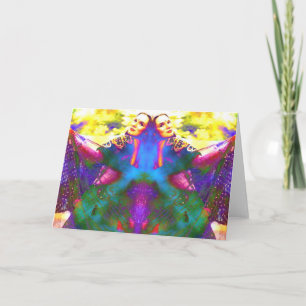 Dancing Colours Greeting Card