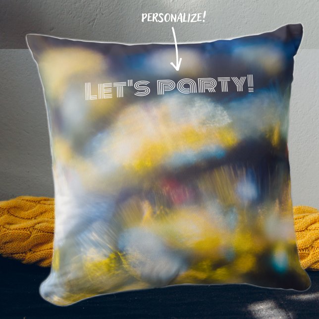 Dancing cosmic lights cushion (Creator Uploaded)