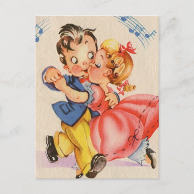 Dancing Couple Postcard (Front)