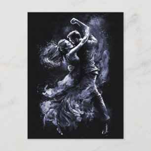 Dancing Couple Postcard
