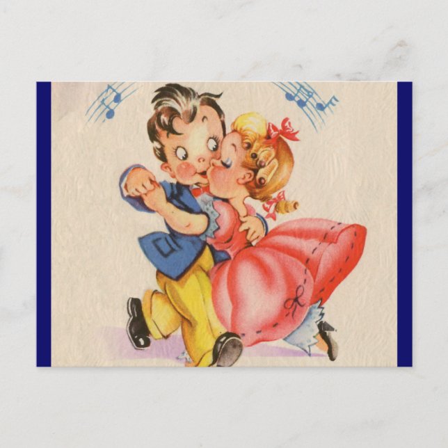 Dancing Couple Postcard (Front)