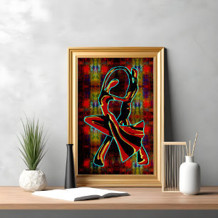 Dancing couple poster