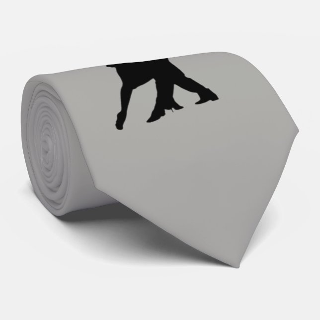 DANCING COUPLE TIE (Rolled)