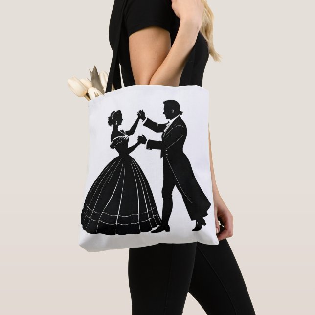 Dancing couple tote bag (Close Up)