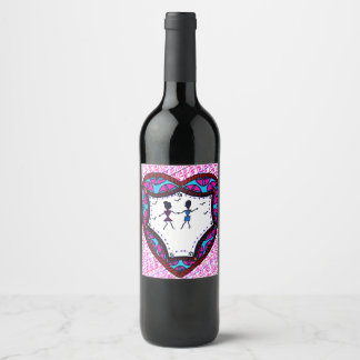 Dancing Couple Wine Label