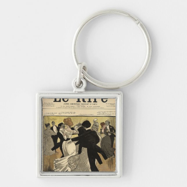 Dancing Couples Key Ring (Front)