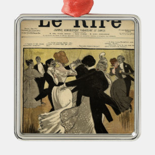 Dancing Couples Metal Tree Decoration