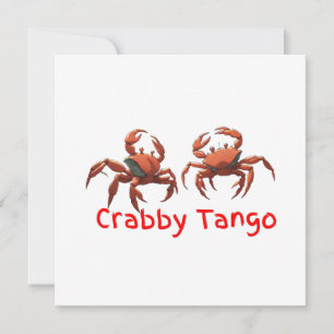 Dancing Crabs Holiday Card