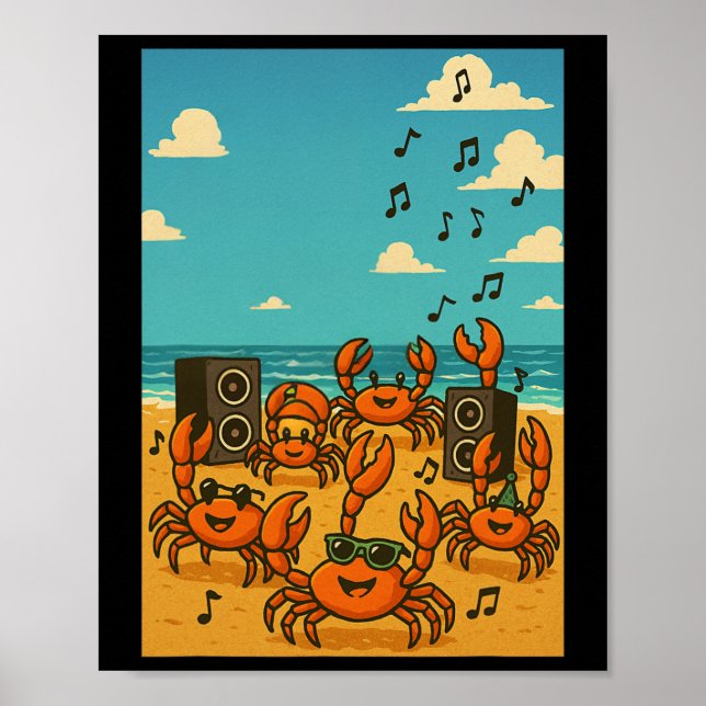 Dancing Crabs  Poster (Front)