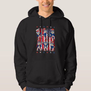 Dancing Dabbing Uncle Sam 4th Of July Boys Girls K Hoodie