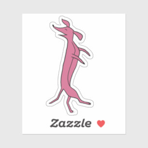 Dancing dachshund