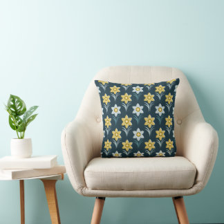 Dancing daffodil  cushion