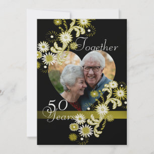 Dancing Daisies/ 50th Anniversary Invitation