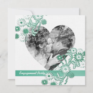 Dancing Daisies Engagement Party and Photo Invitation