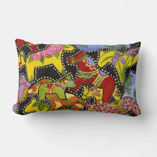 Dancing Dala American MoJo Pillow