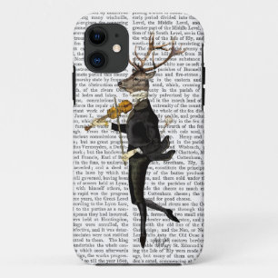 Dancing Deer with Violin iPhone 11 Case