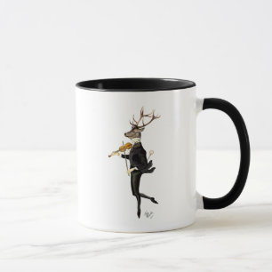 Dancing Deer with Violin Mug