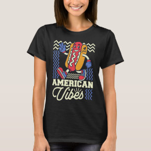 Dancing Dog - American Vibes 4th of July Tee