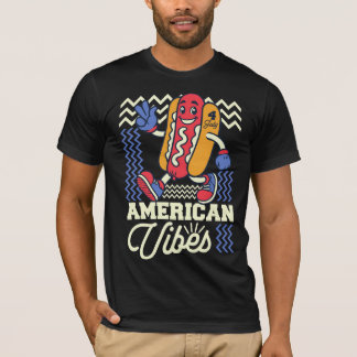 Dancing Dog - American Vibes 4th of July Tee