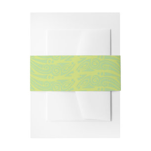 DANCING DOLPHINS Bat Mitzvah Invitation Wrap Band Invitation Belly Band